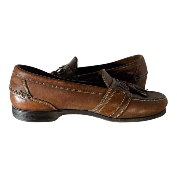 Johnston Murphy Horse Bit Driving Moc Loafer 20-7200 Mens Size 9.5 D Shoes - Picture 7 of 8